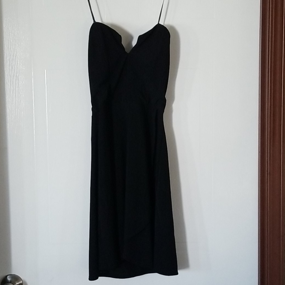 Black flow dress